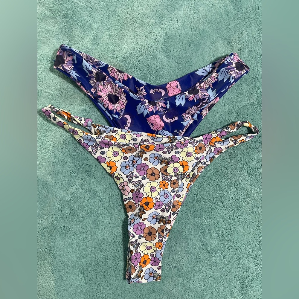 floral bikini bottoms